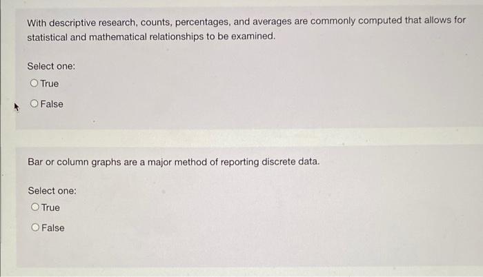 Which of the following is a characteristic of