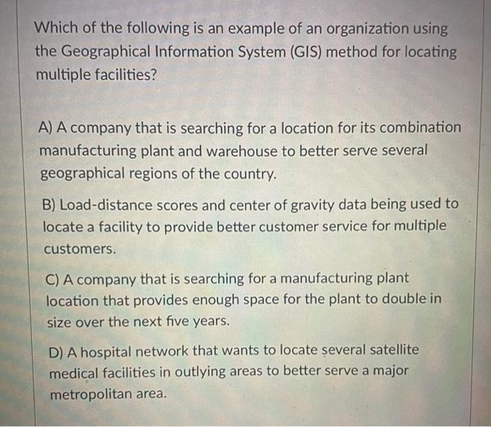 Which of the following is an example of an