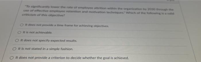 "To significantly lower the rate of employee