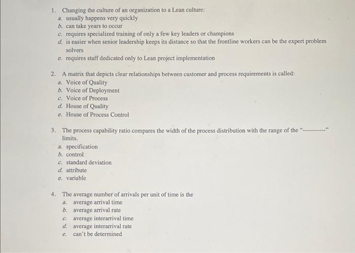 1. Changing the culture of an organization to a