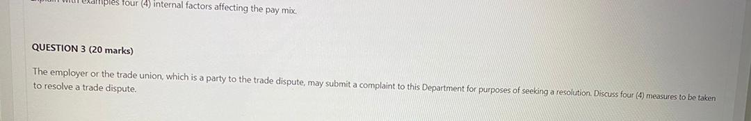 ples tour (4) internal factors affecting the pay