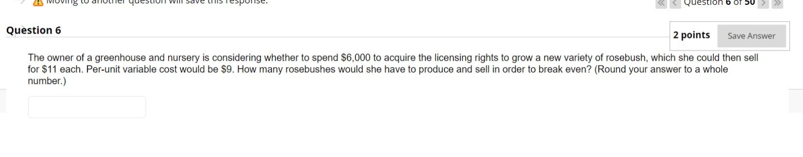 The owner of a greenhouse and nursery is