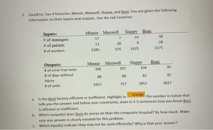 please use solver/excel show work and follow cell