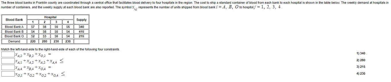 The three blood banks in Franklin county are