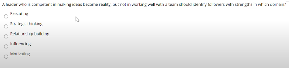 A leader who is competent in making ideas become