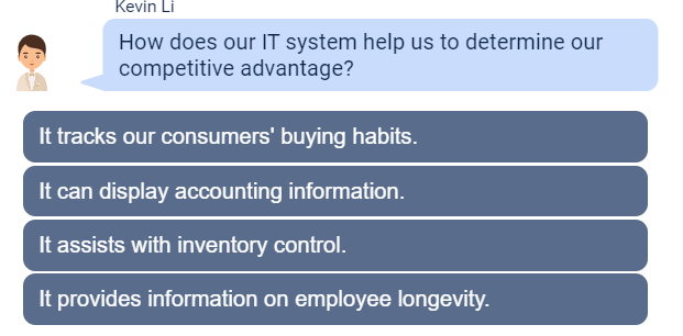 How does our IT system help us to determine our
