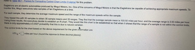 Reler lo ble $61. Factors for Computing Control