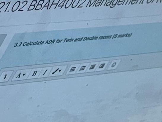 information P Flag question Section 3 - Room