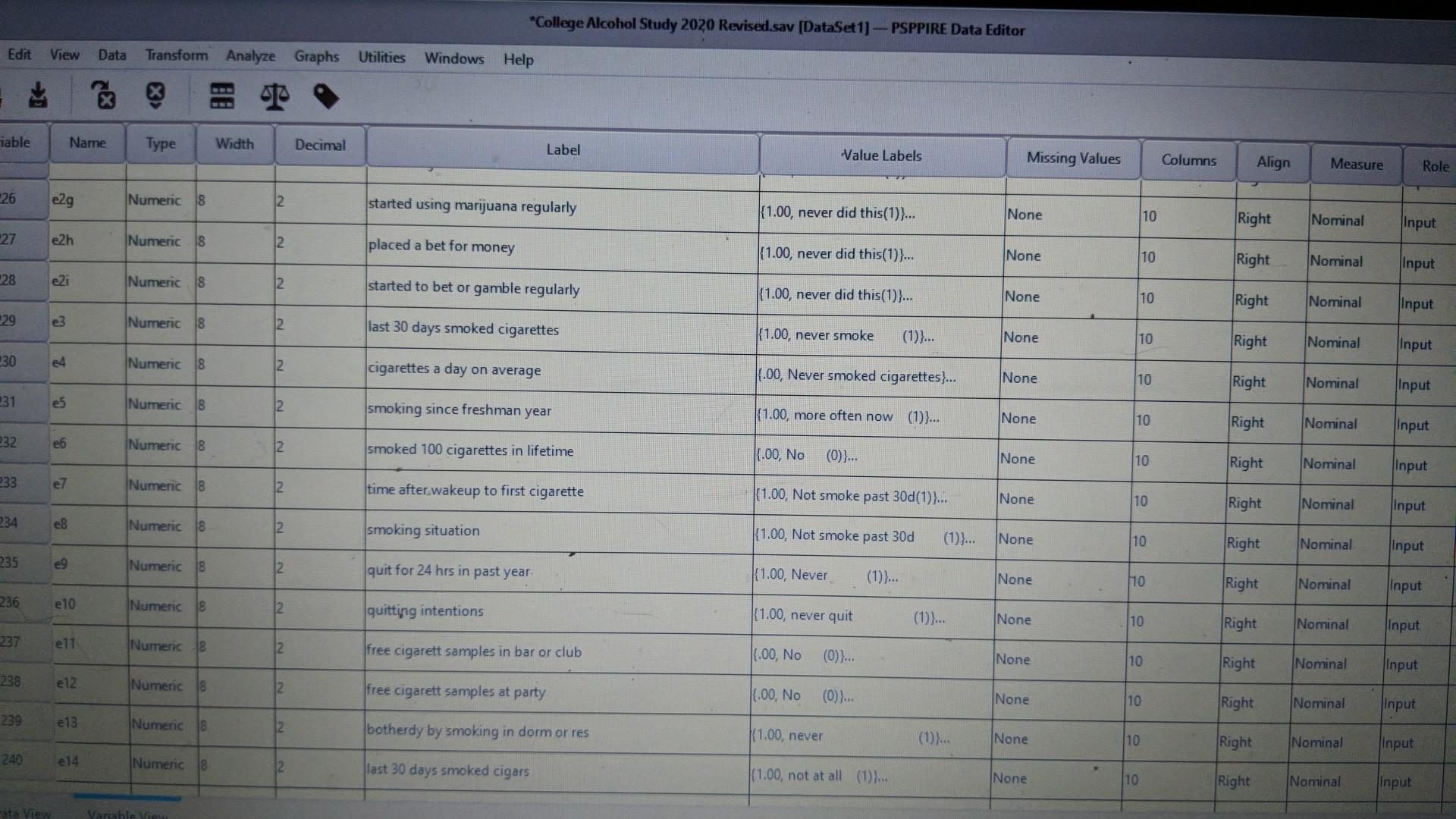 How to use PSPP to complete lab? You will be