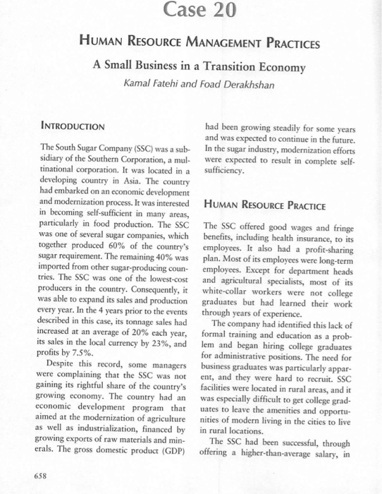 please read case and answer discussion questions