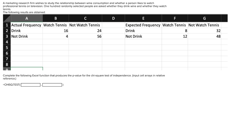 A marketing research firm wishes to study the