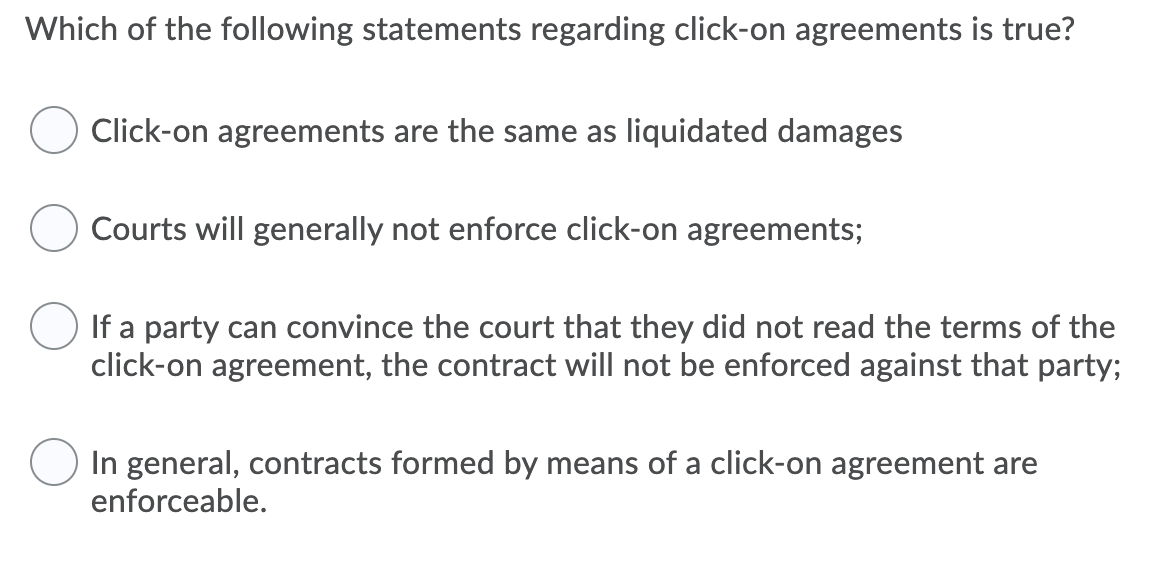 Which of the following statements regarding