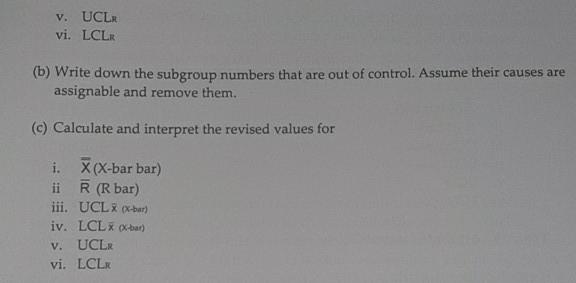 22. The average and ranges of circumference of