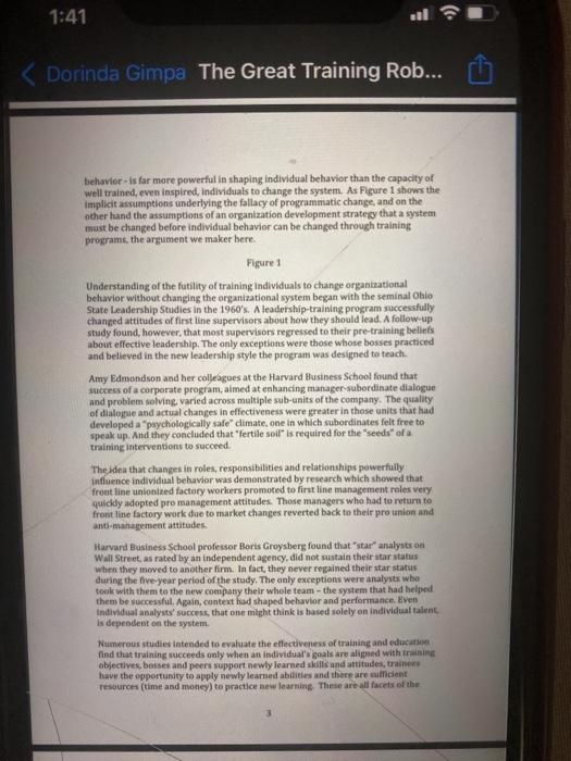 QUESTIONS ON THE TRAINING ROBBERY CASE 1.