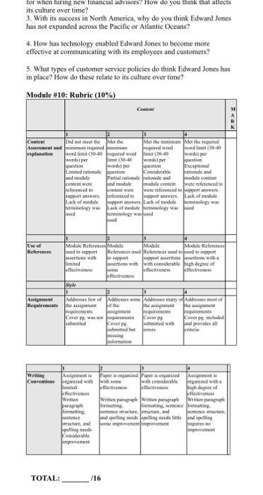 Review the Case Study and answer the questions in