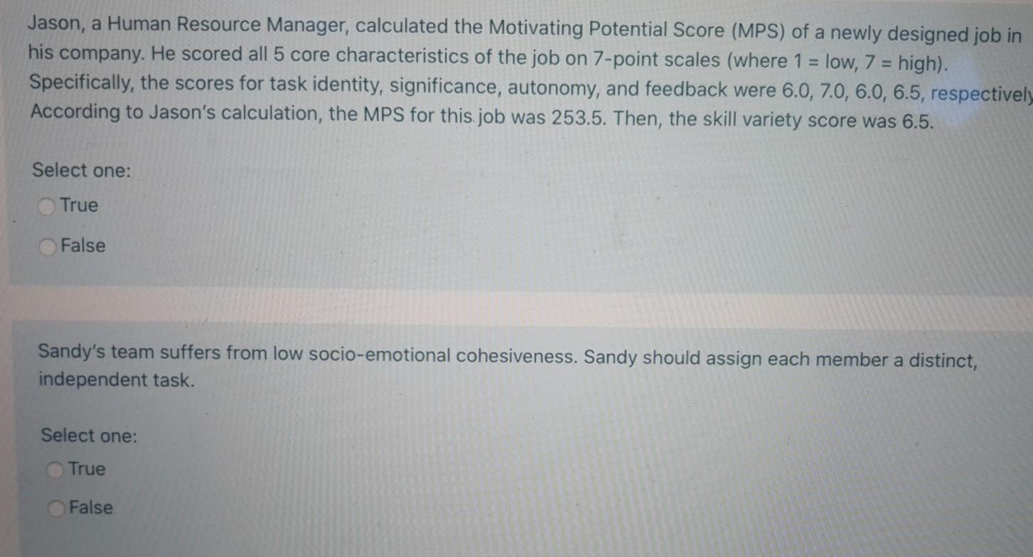 If worker performance is evaluated by a