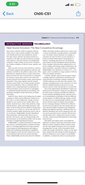 2:51 ..ll 4G u Back Ch05-CS1 INTERACTIVE SESSION