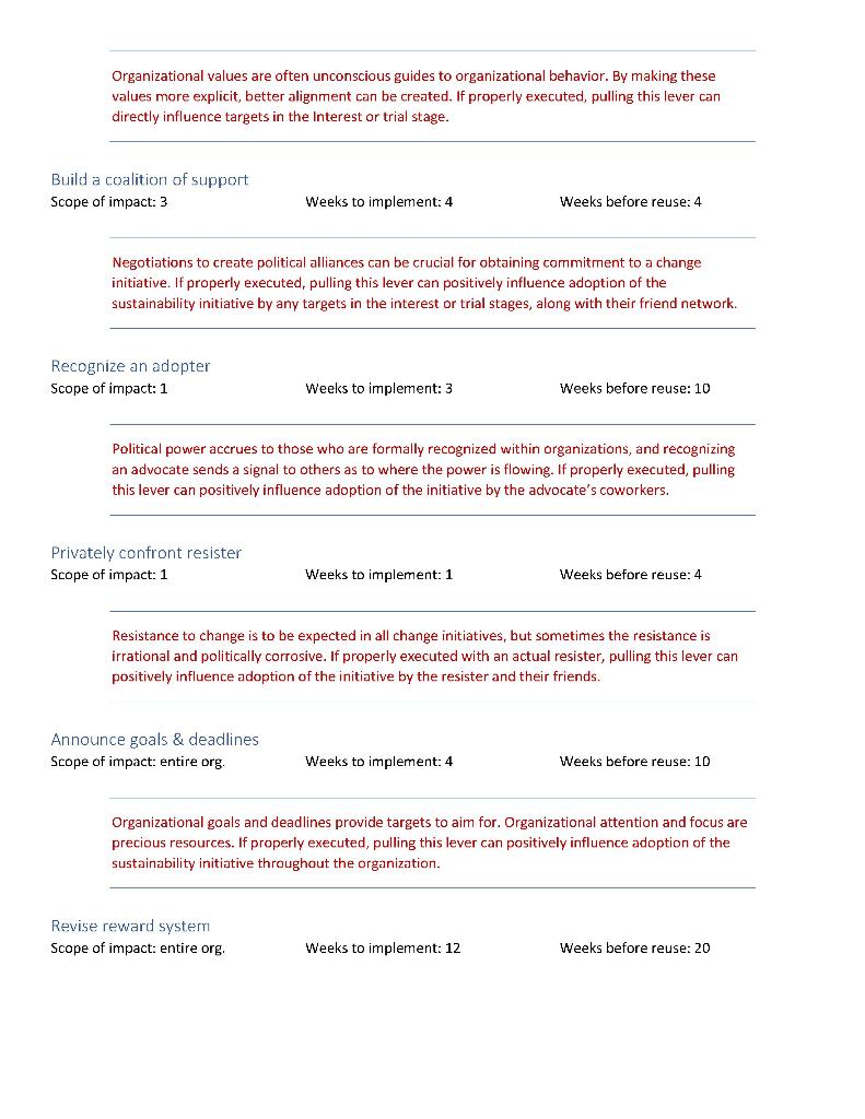 What is the optimal solution to solve Change