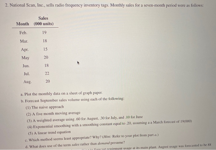 i need help with 4) on first one 2. National