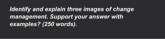 please type the answer not hand writing Identify