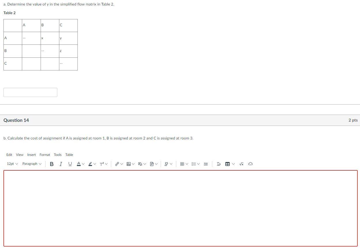 There are three work centers (A, B, and C) behind