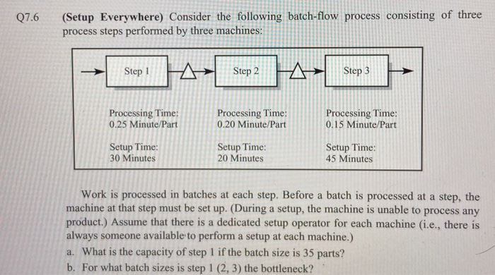 a and b please Q7.6 (Setup Everywhere) Consider