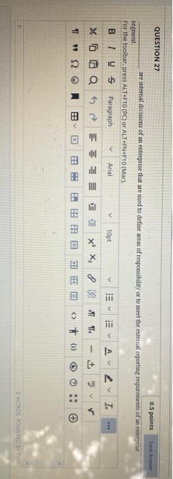 short answer please QUESTION 27 0.5 points Sever