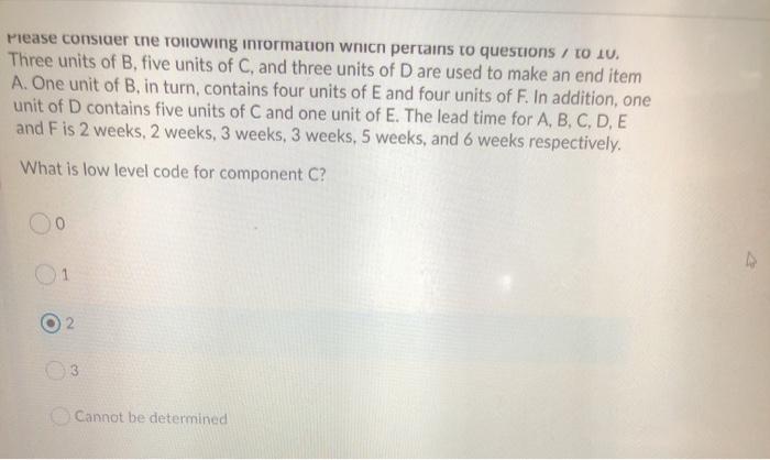 Please consider the rolowing information which