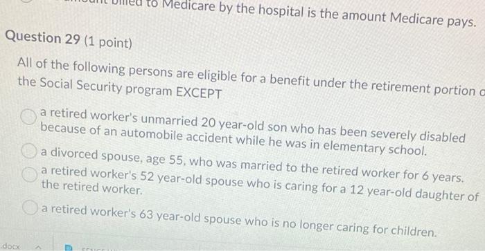 to Medicare by the hospital is the amount