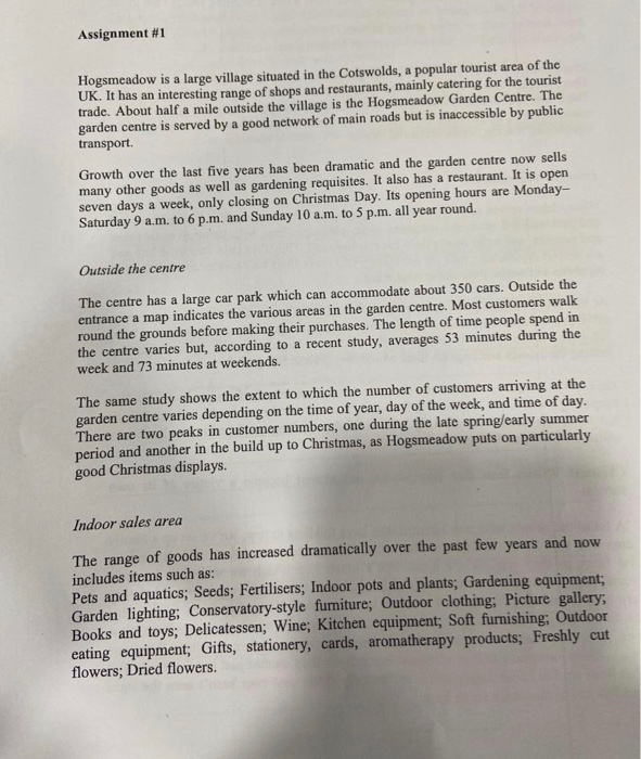 1. What makes Hogsmeadow Garden Centre an