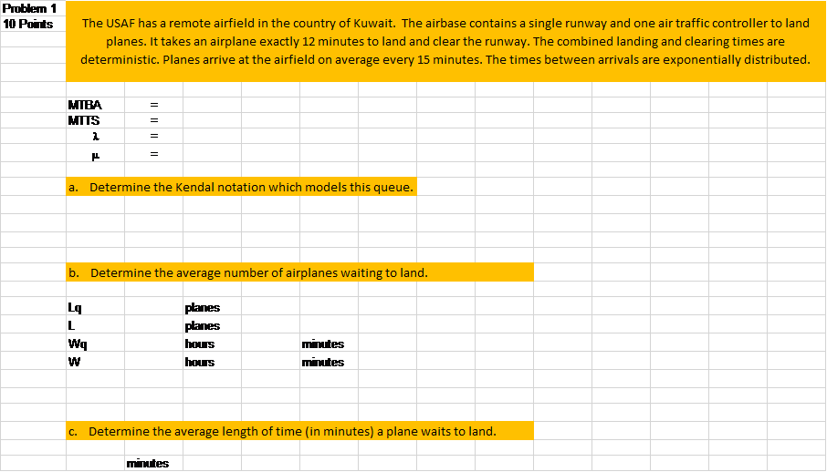 Problem 1 10 Points The USAF has a remote