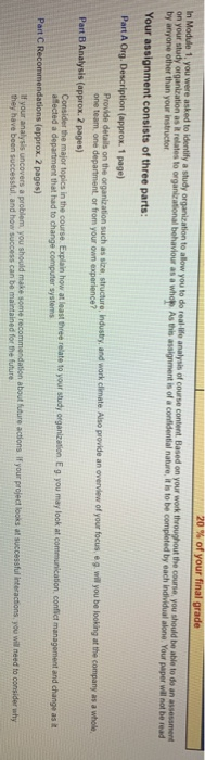 this is an assignment that i got so basically it