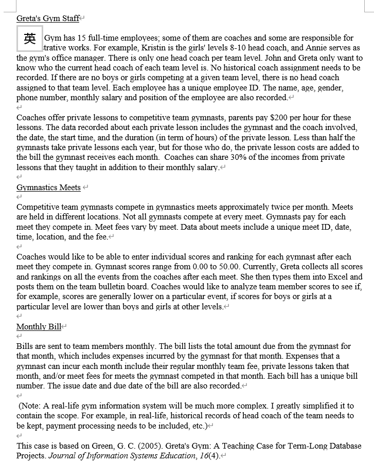 E-R model Prepare an entity relationship model to