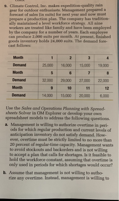9. Climate Control, Inc. makes expedition-quality