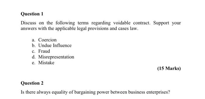 PLEASE ANSWER SUBJECT COMMERCE LAW Question 1