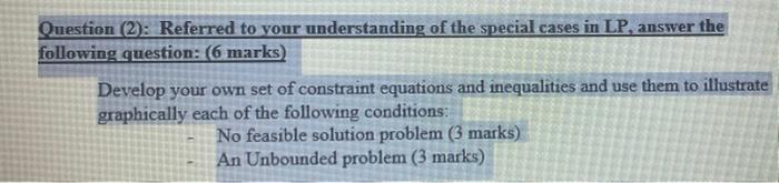 Question (2): Referred to your understanding of