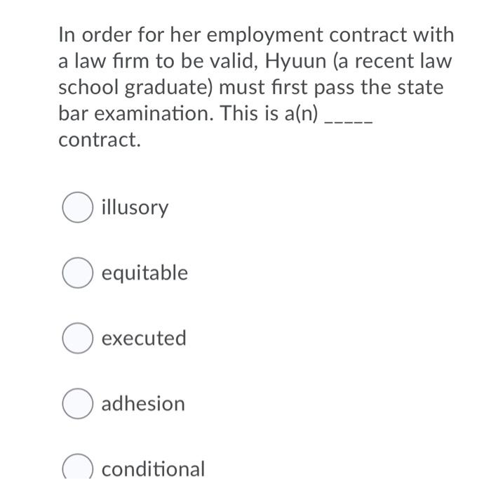 This is a business law question PLEASE I really