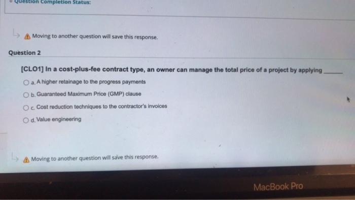 uestion completion Status: Moving to another