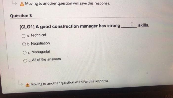 uestion completion Status: Moving to another