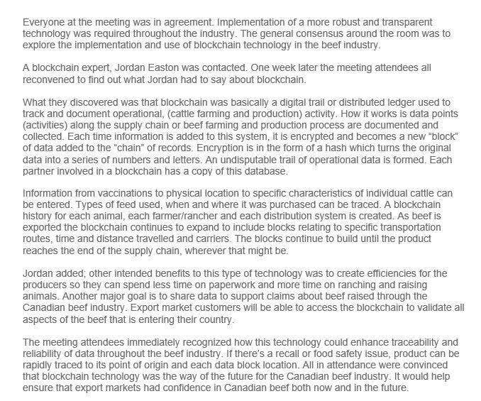 Case Study: Blockchain This case looks at