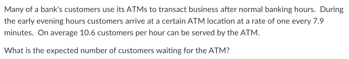 ROUND TO SIX DECIMAL PLACES Many of a bank's