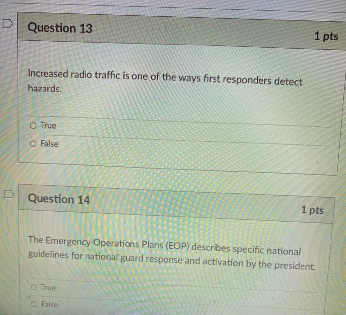 Question 11 1 pts Marital law, which is the