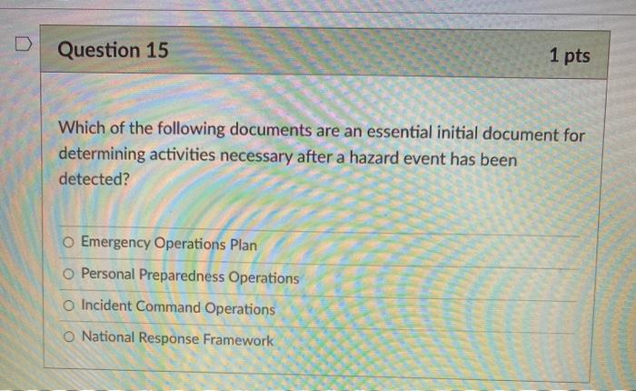 Question 11 1 pts Marital law, which is the