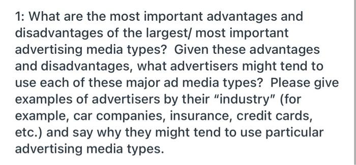 media management, 200 words please 1: What are