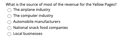 What is the source of most of the revenue for the
