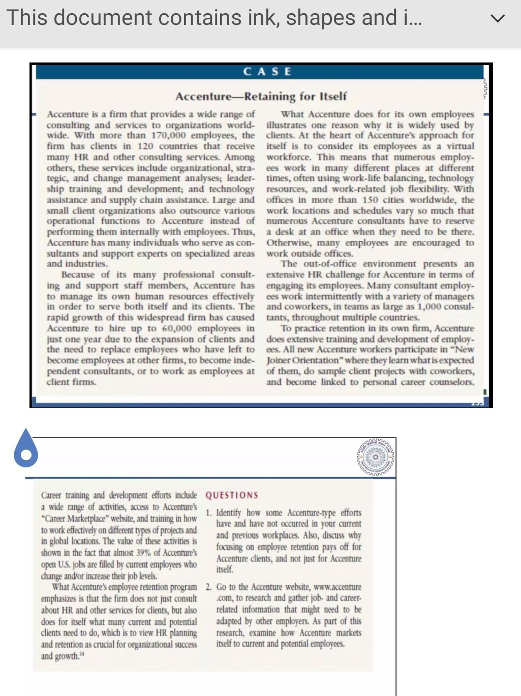 This document contains ink, shapes and i... CASE