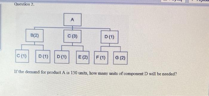 Question 2. B(2) C (3) D(1) C (1) D(1) D(1) E (2)