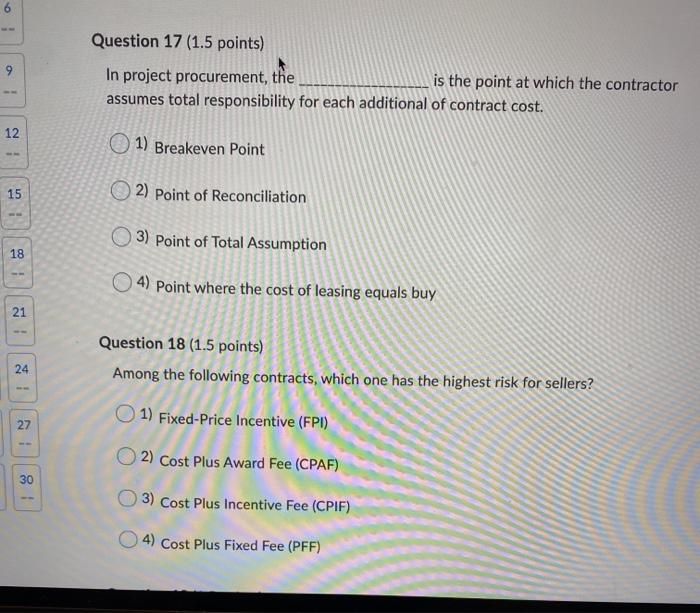 5 Ho Question 4 (1.5 points) The major reason(s)