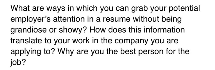 What are ways in which you can grab your