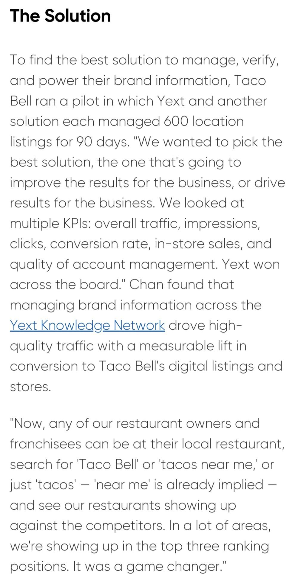 READ THE CASE STUDY (Taco bell)BELOW AND CONDUT A